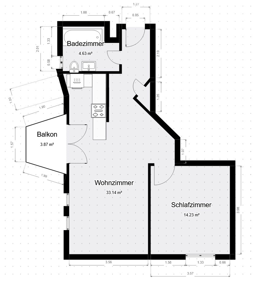 Prenájom bytu 2-izbový 57 m², Gerbersruhstr. 99, Wiesloch, Bádensko-Wurttembersko Prenájom bytu 2-izbový 57 m², Gerbersruhstr. 99, Wiesloch, Bádensko-Wurttembersko