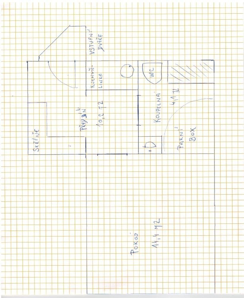 Prenájom bytu 1-izbový 27 m², Kubelíkova, Praha, Praha Prenájom bytu 1-izbový 27 m², Kubelíkova, Praha, Praha