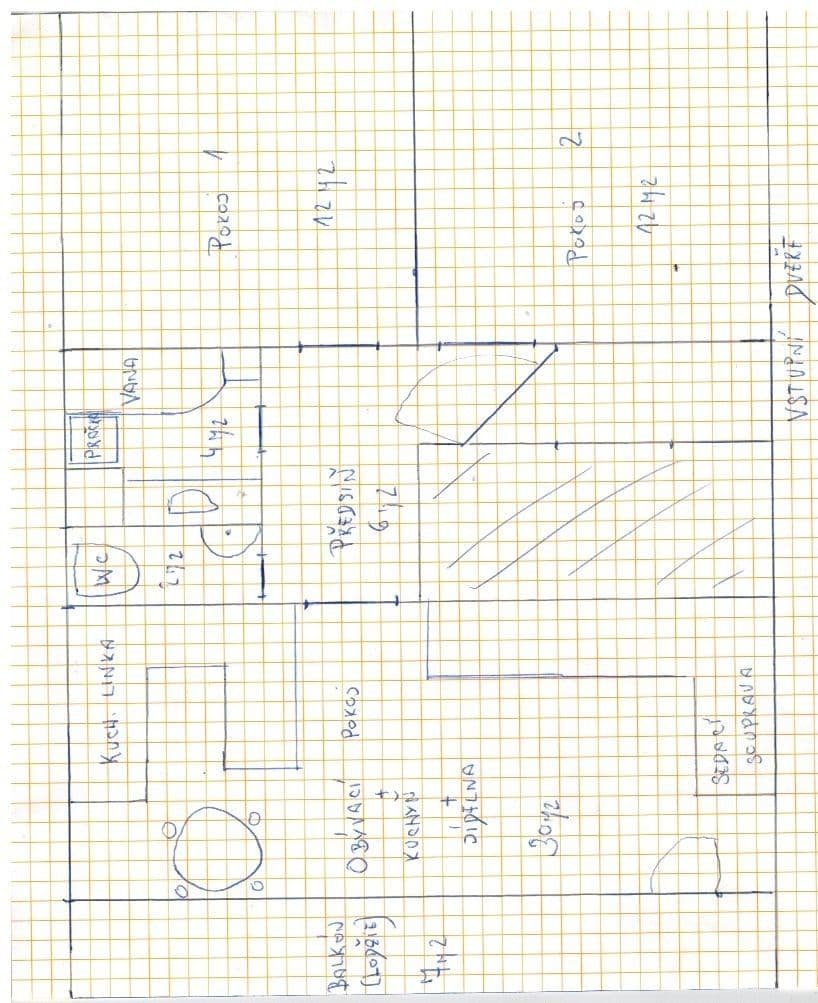 Prenájom bytu 3-izbový 66 m², Kubelíkova, Praha, Praha Prenájom bytu 3-izbový 66 m², Kubelíkova, Praha, Praha