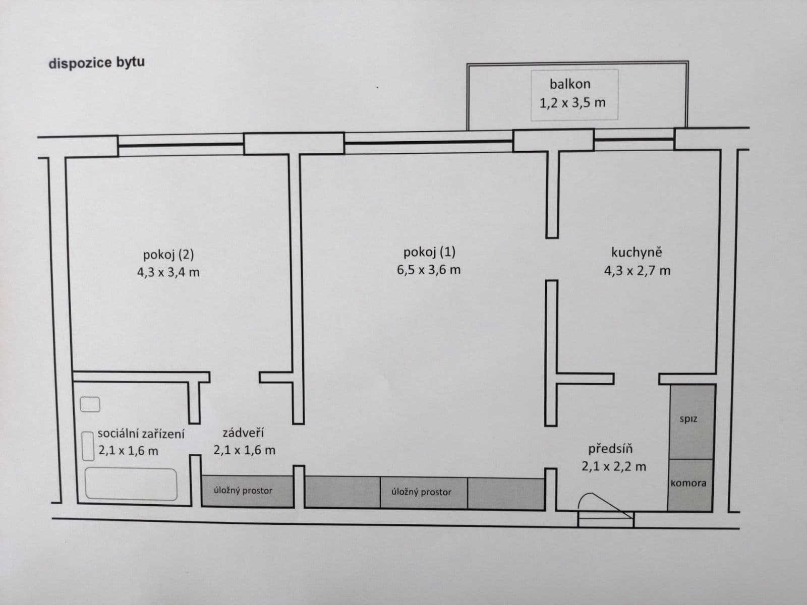 Predaj bytu 2-izbový 60 m², třída Tomáše Bati, Zlín, Zlínský kraj Predaj bytu 2-izbový 60 m², třída Tomáše Bati, Zlín, Zlínský kraj