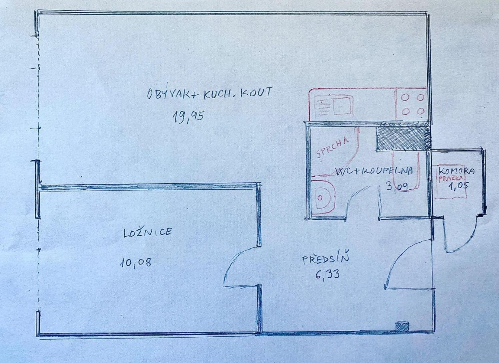 Prenájom bytu 2-izbový 41 m², Na Strži, Praha, Praha Prenájom bytu 2-izbový 41 m², Na Strži, Praha, Praha