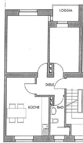 Prenájom bytu 2-izbový 51 m², Neckarstr. 22, Düsseldorf, Severné Porýnie - Westfálsko Prenájom bytu 2-izbový 51 m², Neckarstr. 22, Düsseldorf, Severné Porýnie - Westfálsko