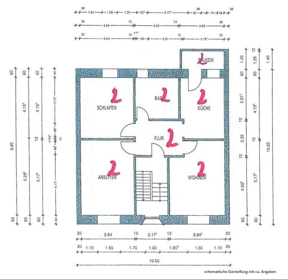 Predaj bytu 3-izbový 80 m², Ehranger Straße 79, Trier, Porýnie-Falcko Predaj bytu 3-izbový 80 m², Ehranger Straße 79, Trier, Porýnie-Falcko