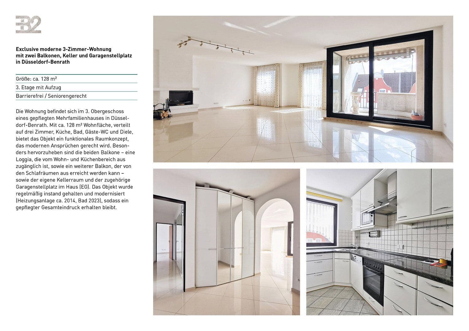 Prenájom bytu 3-izbový 128 m², Düsseldorf Benrath, Severné Porýnie - Westfálsko Prenájom bytu 3-izbový 128 m², Düsseldorf Benrath, Severné Porýnie - Westfálsko
