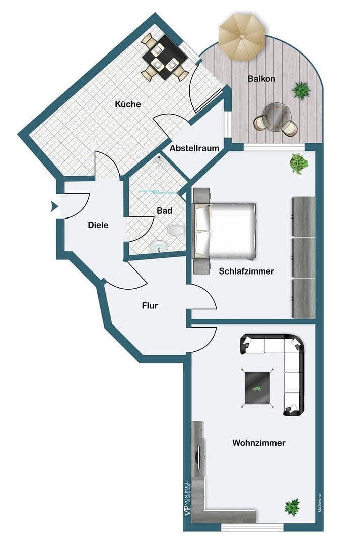 Prenájom bytu 2-izbový 72 m², Düsseldorf, Severné Porýnie - Westfálsko Prenájom bytu 2-izbový 72 m², Düsseldorf, Severné Porýnie - Westfálsko