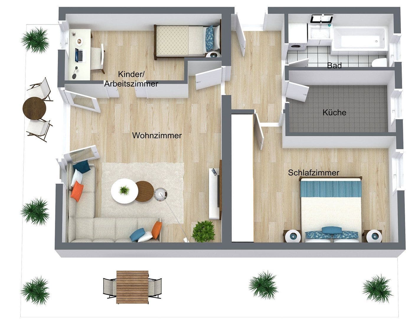 Prenájom bytu 3-izbový 75 m², München, Bavorsko Prenájom bytu 3-izbový 75 m², München, Bavorsko