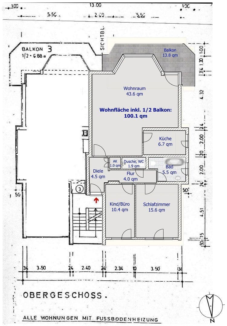 Prenájom bytu 3-izbový 100 m², Theodor-Heuss-Str. 56, Erkelenz, Severné Porýnie - Westfálsko Prenájom bytu 3-izbový 100 m², Theodor-Heuss-Str. 56, Erkelenz, Severné Porýnie - Westfálsko