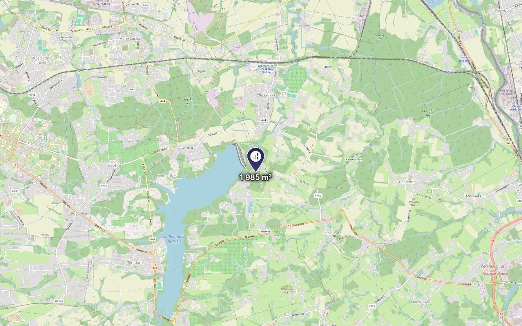 Predaj pozemku 1.985 m², Těrlicko, Moravskoslezský kraj Predaj pozemku 1.985 m², Těrlicko, Moravskoslezský kraj