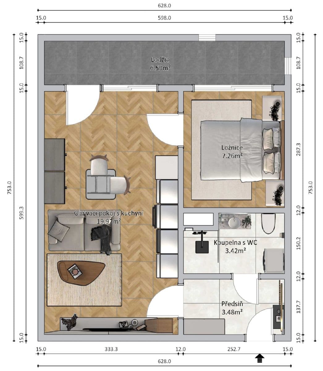 Predaj bytu 2-izbový 34 m², Kojetická, Neratovice, Středočeský kraj Predaj bytu 2-izbový 34 m², Kojetická, Neratovice, Středočeský kraj