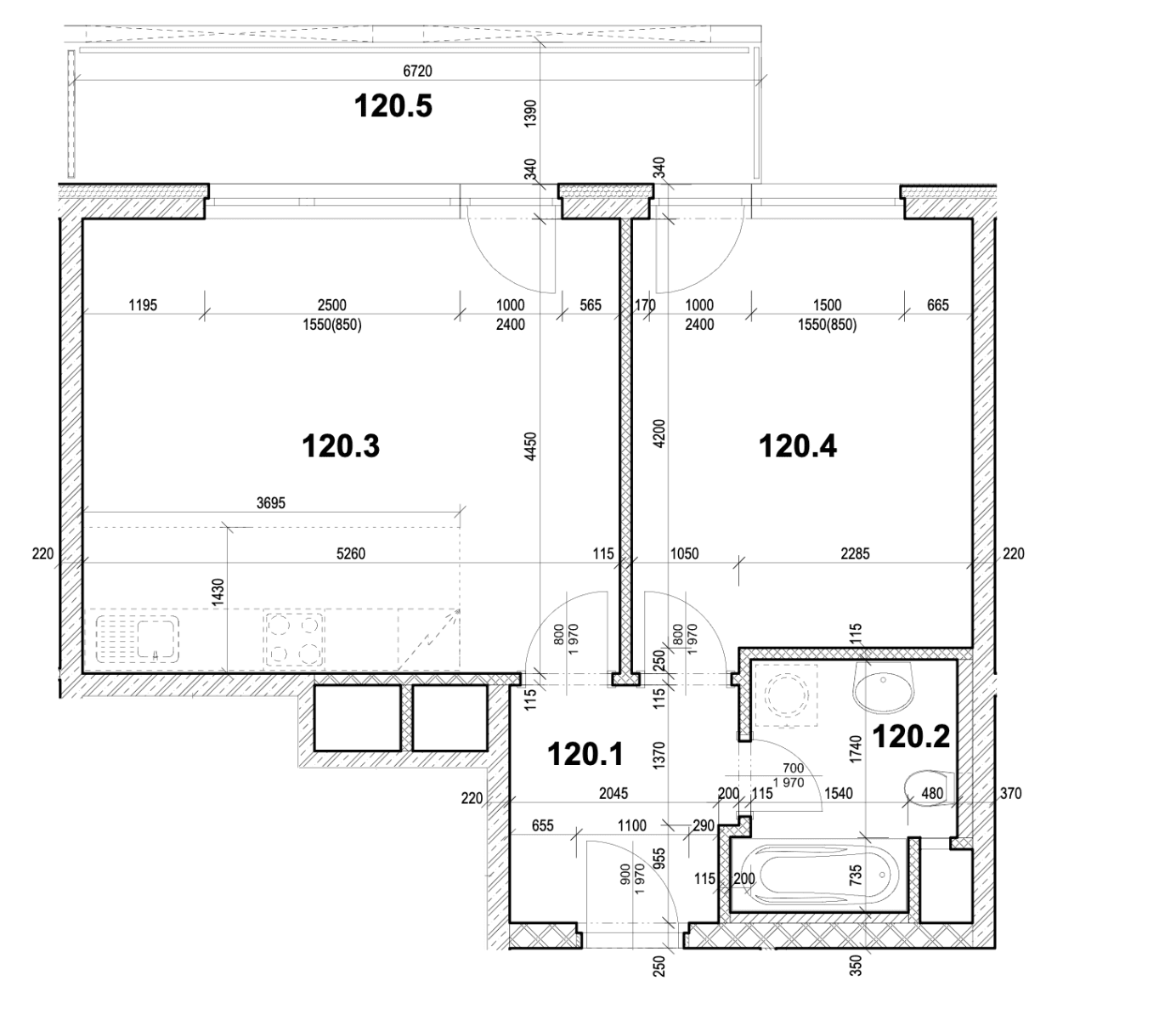 Predaj bytu 2-izbový 61 m², Modenská, Praha, Praha Predaj bytu 2-izbový 61 m², Modenská, Praha, Praha