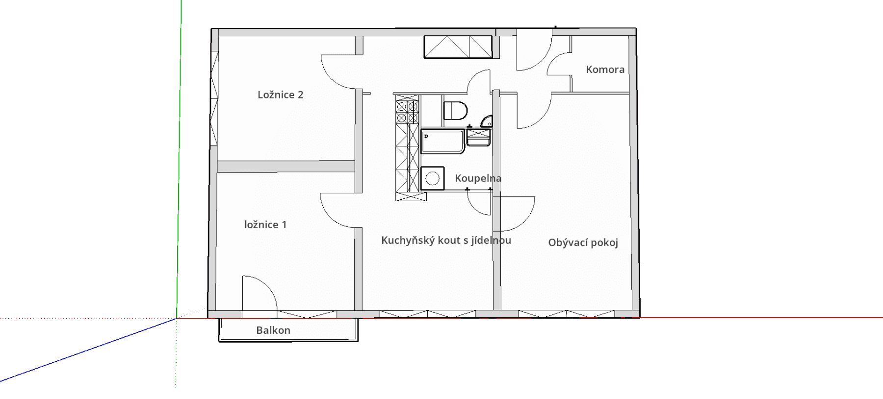 Prenájom bytu 3-izbový 73 m², Vavřenova, Praha, Praha Prenájom bytu 3-izbový 73 m², Vavřenova, Praha, Praha
