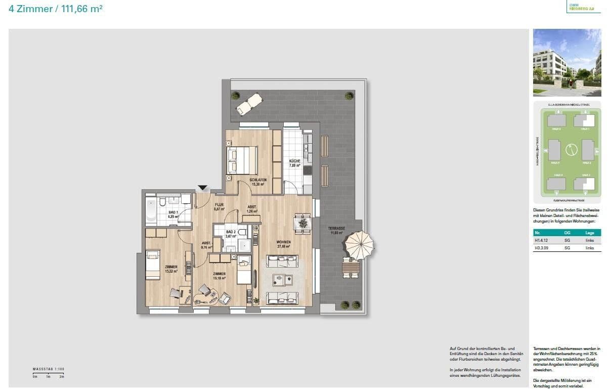Predaj bytu 4-izbový 112 m², Eugen-Kaufmann-Straße 12, Frankfurt, Hesensko Predaj bytu 4-izbový 112 m², Eugen-Kaufmann-Straße 12, Frankfurt, Hesensko