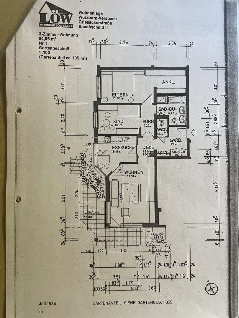 Predaj bytu 3-izbový 85 m², Würzburg, Bavorsko Predaj bytu 3-izbový 85 m², Würzburg, Bavorsko