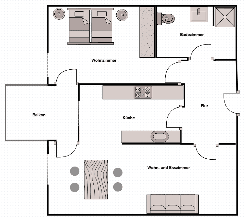 Predaj bytu 2-izbový 59 m², Höchberg, Bavorsko Predaj bytu 2-izbový 59 m², Höchberg, Bavorsko