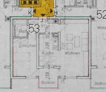 Predaj bytu 2-izbový 59 m², Höchberg, Bavorsko Predaj bytu 2-izbový 59 m², Höchberg, Bavorsko
