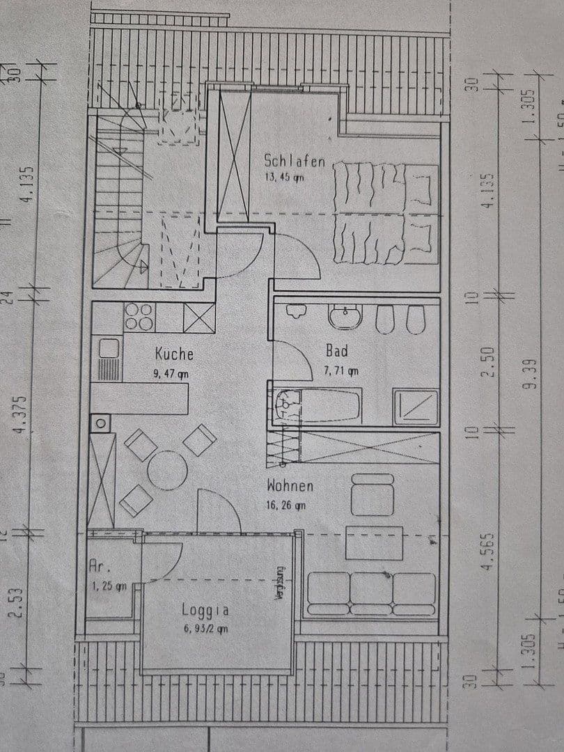 Prenájom bytu 2-izbový 65 m², Frankfurt am Main, Hesensko Prenájom bytu 2-izbový 65 m², Frankfurt am Main, Hesensko