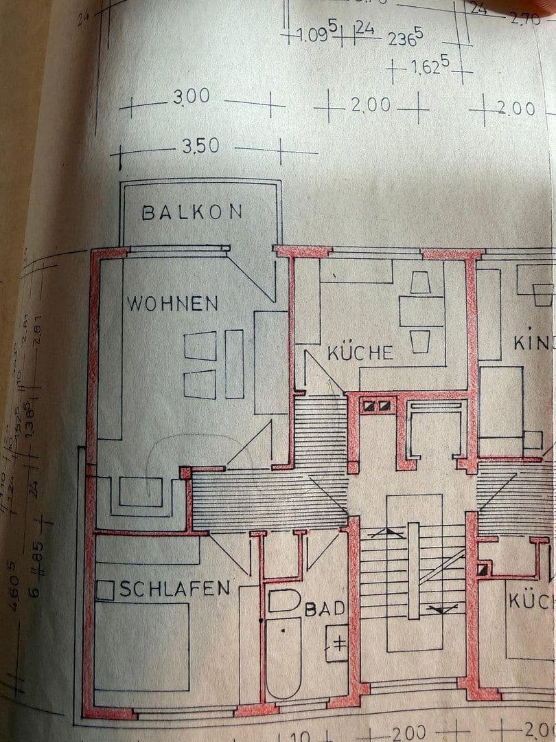 Prenájom bytu 2-izbový 56 m², Triftstraße 19, Frankfurt, Hesensko Prenájom bytu 2-izbový 56 m², Triftstraße 19, Frankfurt, Hesensko