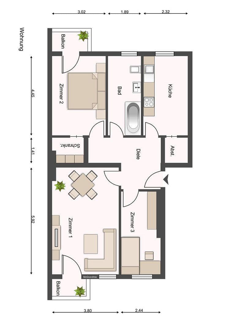 Predaj bytu 3-izbový 85 m², Schönhauser Allee 74, Berlin, Berlín Predaj bytu 3-izbový 85 m², Schönhauser Allee 74, Berlin, Berlín