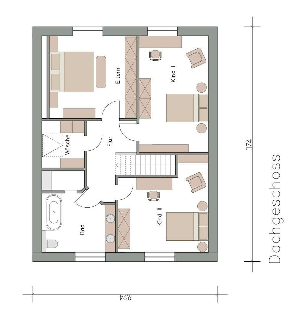 Predaj domu 107 m², pozemok 520 m², Ihlow, Dolné Sasko Predaj domu 107 m², pozemok 520 m², Ihlow, Dolné Sasko