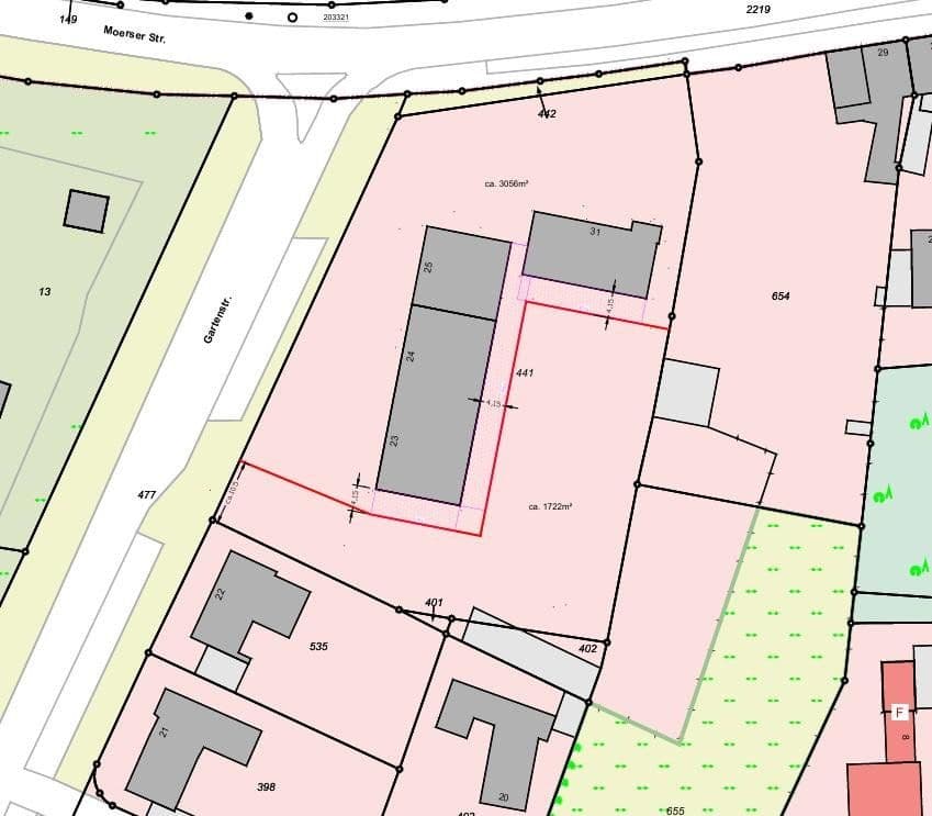 Predaj pozemku 1.800 m², Duisburg, Severné Porýnie - Westfálsko Predaj pozemku 1.800 m², Duisburg, Severné Porýnie - Westfálsko