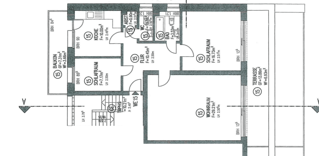 Prenájom bytu 3-izbový 91 m², Rathelbeckstr. 356, Düsseldorf, Severné Porýnie - Westfálsko Prenájom bytu 3-izbový 91 m², Rathelbeckstr. 356, Düsseldorf, Severné Porýnie - Westfálsko