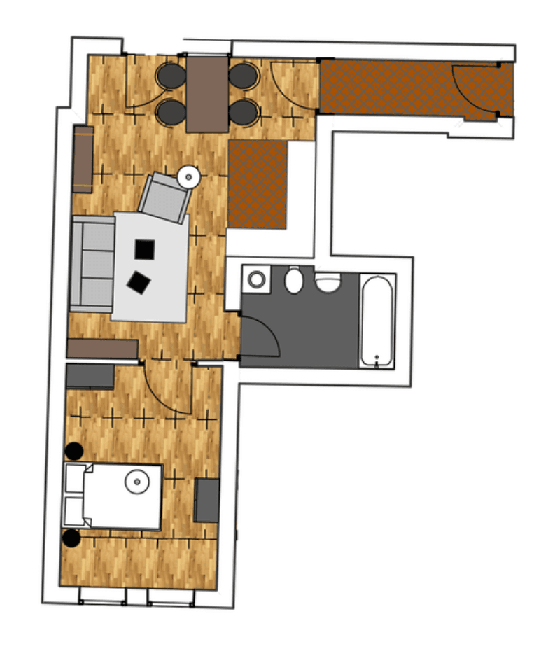 Prenájom bytu 2-izbový 48 m², Marienstr. 26, Zwickau, Sasko Prenájom bytu 2-izbový 48 m², Marienstr. 26, Zwickau, Sasko