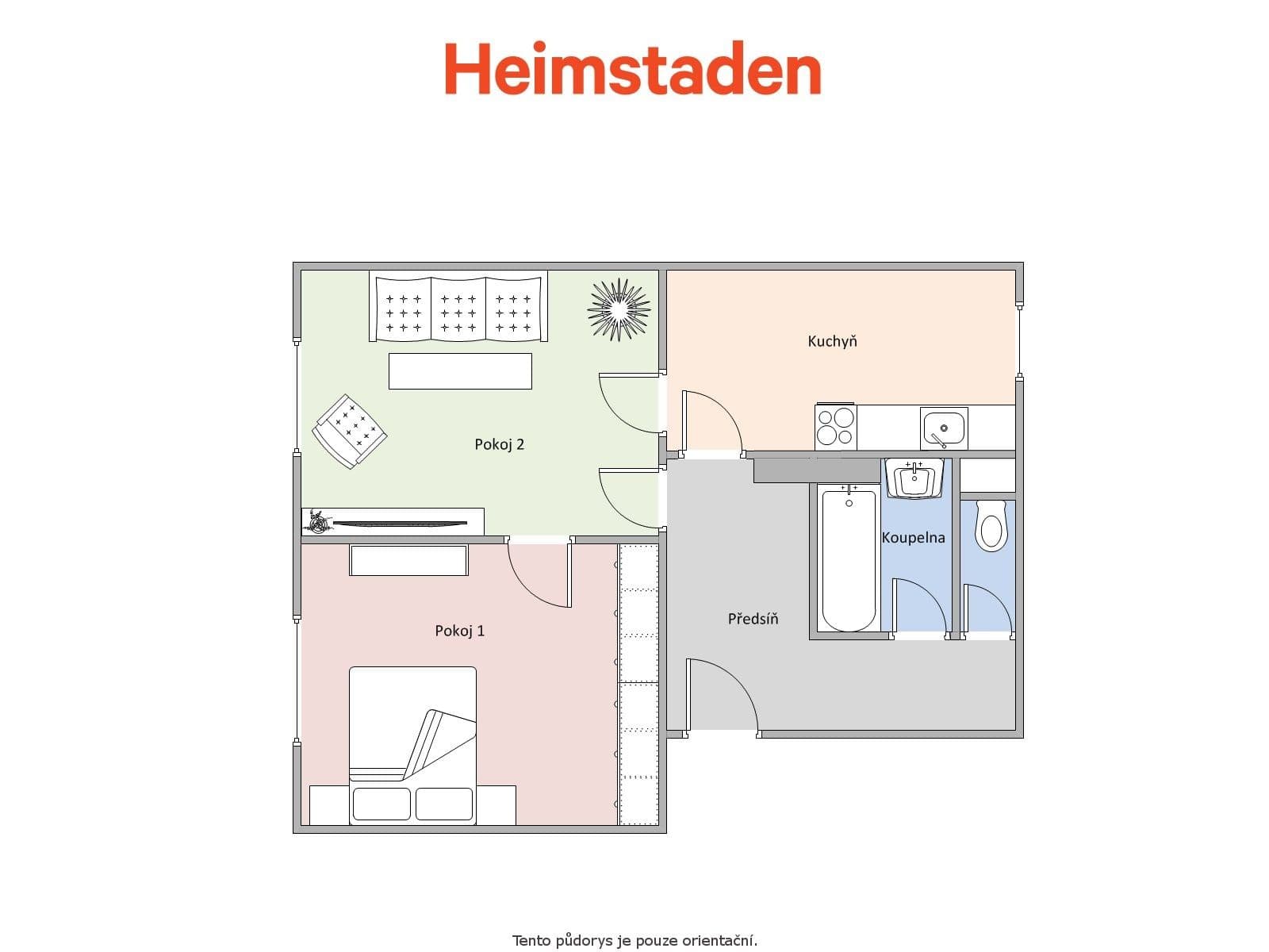 Prenájom bytu 2-izbový 55 m², Alšova, Havířov, Moravskoslezský kraj Prenájom bytu 2-izbový 55 m², Alšova, Havířov, Moravskoslezský kraj