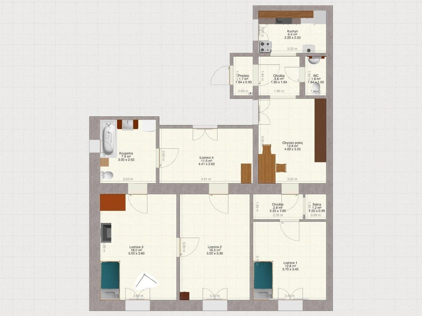 Prenájom domu 92 m², pozemok 120 m², Ďáblická, Praha, Praha Prenájom domu 92 m², pozemok 120 m², Ďáblická, Praha, Praha