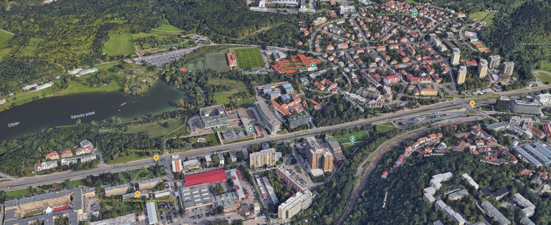 Prenájom bytu 2-izbový 53 m², José Martího, Praha, Praha Prenájom bytu 2-izbový 53 m², José Martího, Praha, Praha