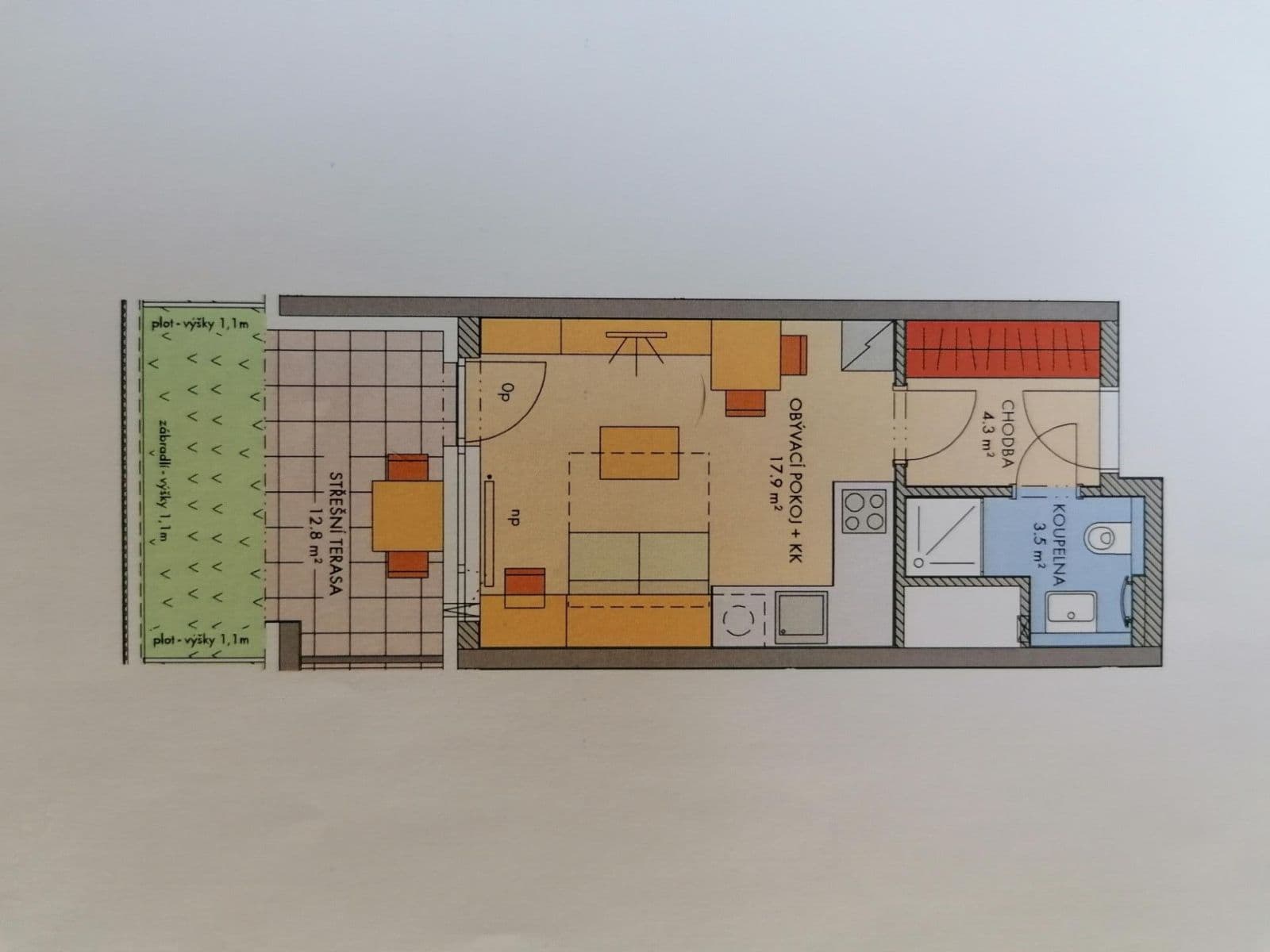 Predaj bytu 1-izbový 38 m², Svitákova, Praha, Praha Predaj bytu 1-izbový 38 m², Svitákova, Praha, Praha