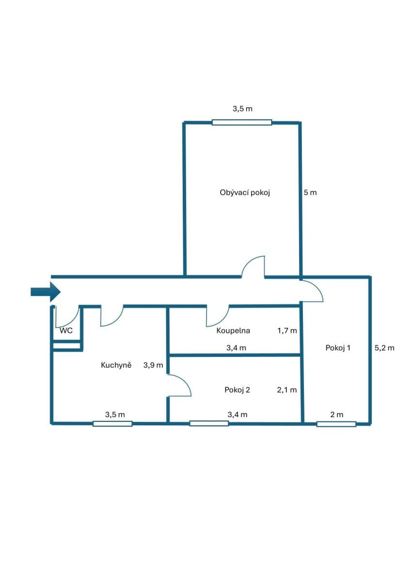 Predaj bytu 3-izbový 65 m², Donatellova, Praha, Praha Predaj bytu 3-izbový 65 m², Donatellova, Praha, Praha