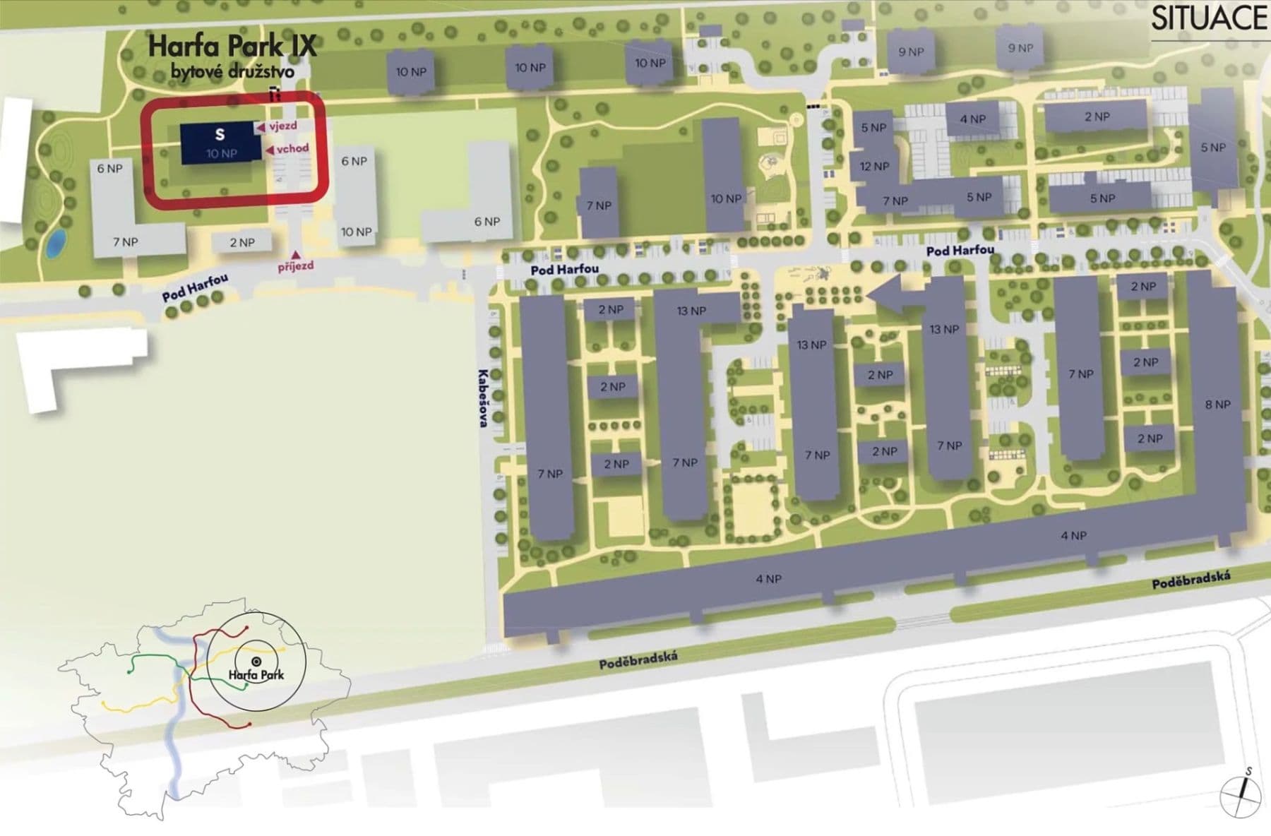 Predaj bytu 2-izbový 47 m², Pod Harfou, Praha, Praha Predaj bytu 2-izbový 47 m², Pod Harfou, Praha, Praha