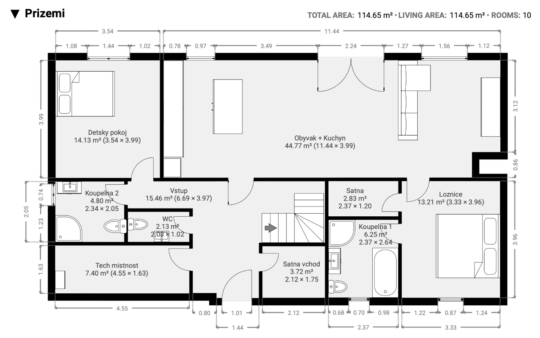 Predaj domu 240 m², pozemok 818 m², Plaňany, Středočeský kraj Predaj domu 240 m², pozemok 818 m², Plaňany, Středočeský kraj