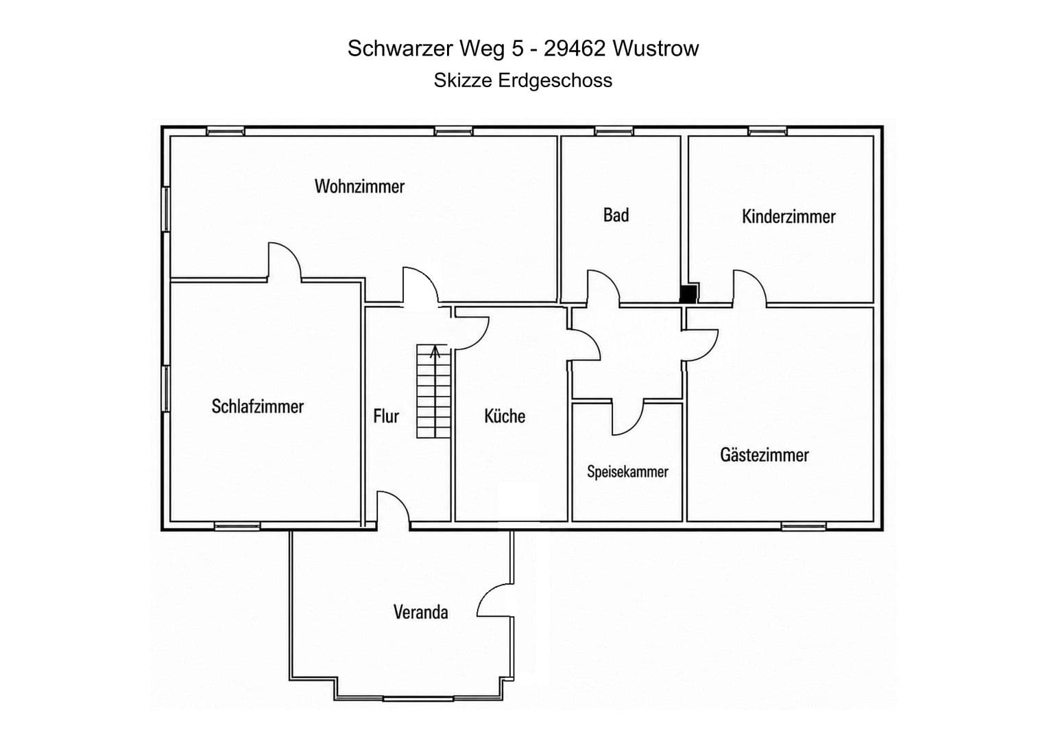 Predaj domu 140 m², pozemok 3.661 m², Oderaue, Brandenbursko Predaj domu 140 m², pozemok 3.661 m², Oderaue, Brandenbursko