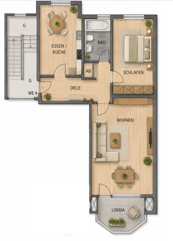 Predaj bytu 2-izbový 70 m², Einbecker Str. 64 d, Berlin-Lichtenberg, Berlín Predaj bytu 2-izbový 70 m², Einbecker Str. 64 d, Berlin-Lichtenberg, Berlín