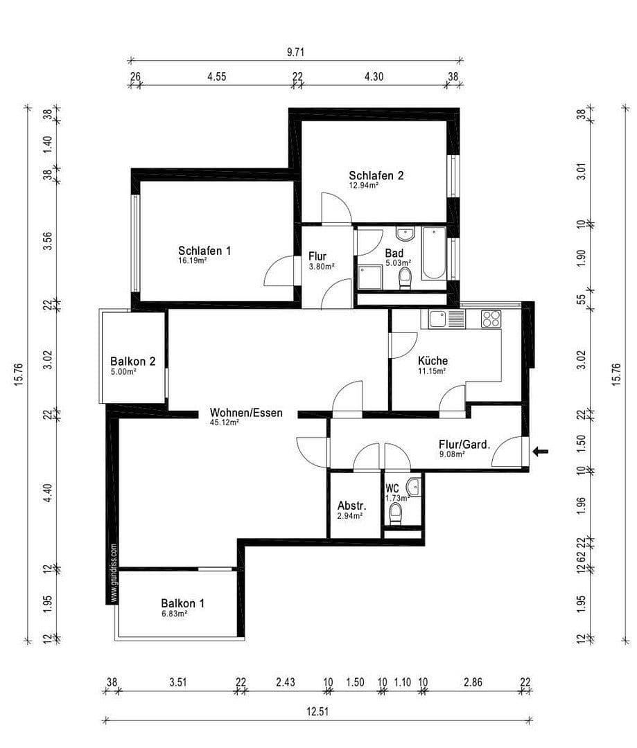 Prenájom bytu 3-izbový 114 m², Bietigheim-Bissingen, Bádensko-Wurttembersko Prenájom bytu 3-izbový 114 m², Bietigheim-Bissingen, Bádensko-Wurttembersko