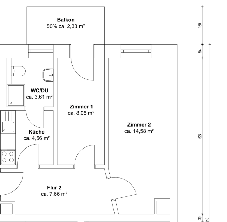 Predaj bytu 2-izbový 41 m², Lößnigerstraße 50, Leipzig, Sasko Predaj bytu 2-izbový 41 m², Lößnigerstraße 50, Leipzig, Sasko