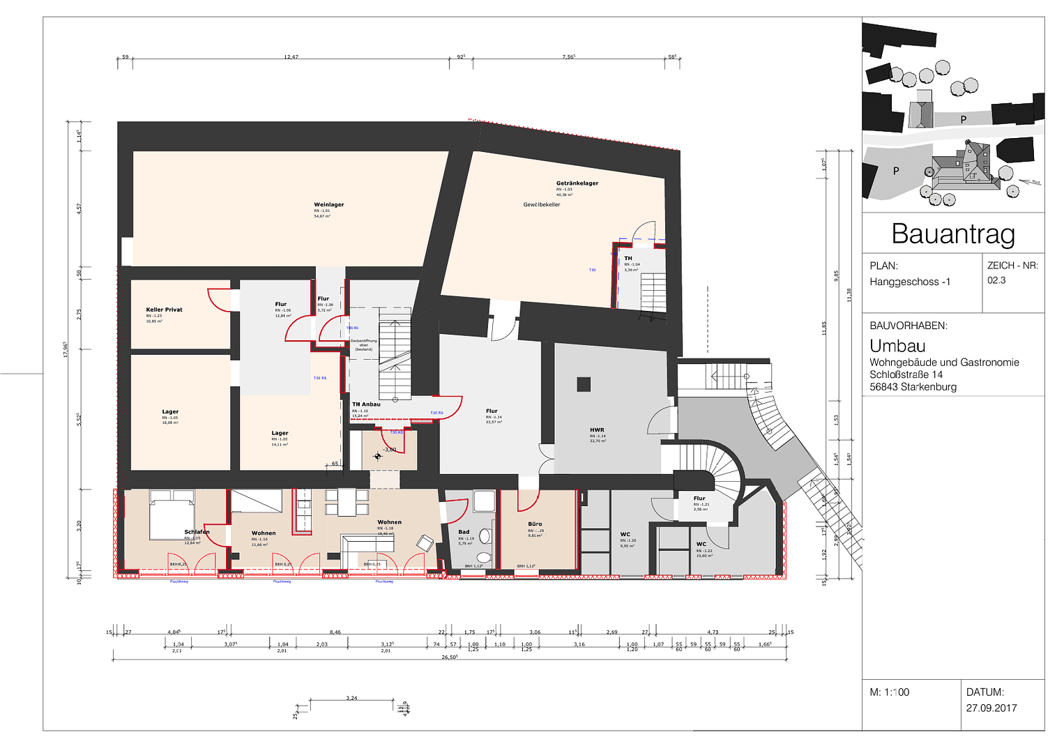 Predaj nebytového priestoru 8.300 m², Schloßstr. 14, Starkenburg, Porýnie-Falcko Predaj nebytového priestoru 8.300 m², Schloßstr. 14, Starkenburg, Porýnie-Falcko