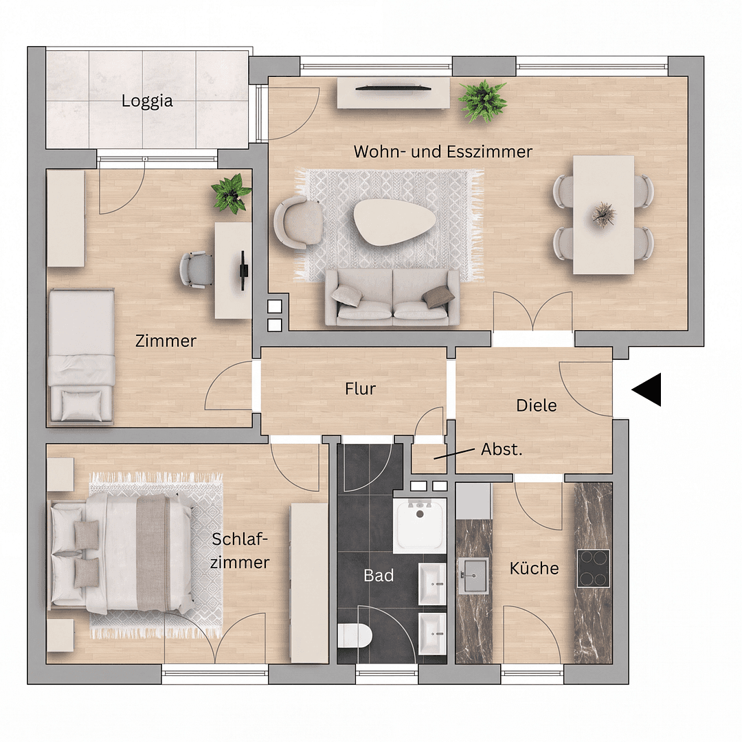 Predaj bytu 3-izbový 83 m², Idstein, Hesensko Predaj bytu 3-izbový 83 m², Idstein, Hesensko
