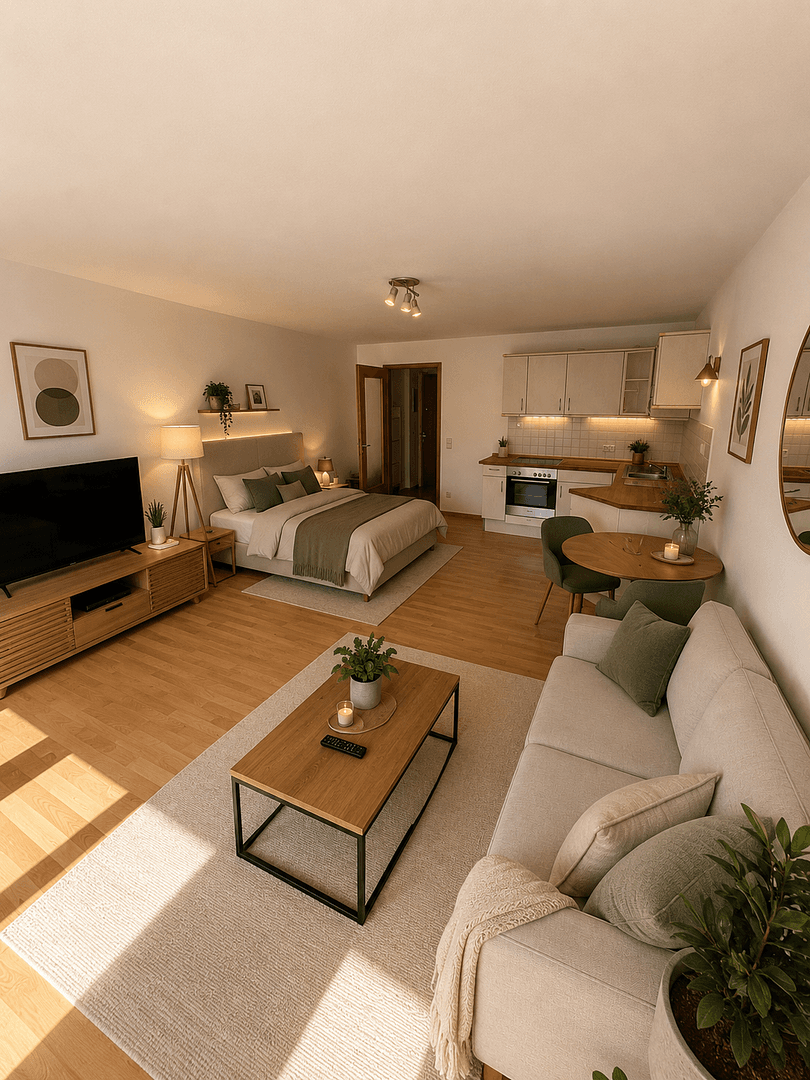 Prenájom bytu 1-izbový 38 m², Unterschleissheim, Bavorsko Prenájom bytu 1-izbový 38 m², Unterschleissheim, Bavorsko