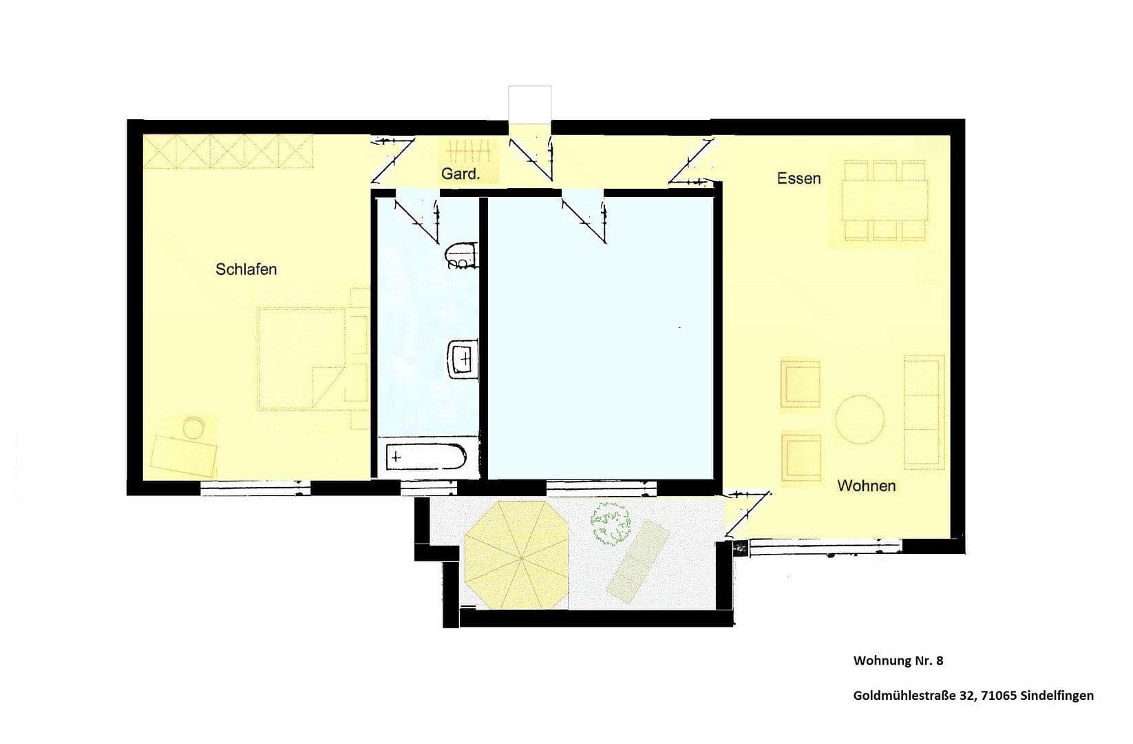 Prenájom bytu 2-izbový 60 m², Goldmühlestr. 32, Sindelfingen, Bádensko-Wurttembersko Prenájom bytu 2-izbový 60 m², Goldmühlestr. 32, Sindelfingen, Bádensko-Wurttembersko