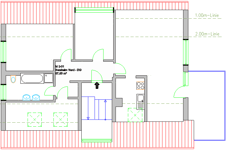 Prenájom bytu 3-izbový 87 m², Ilvesheim, Bádensko-Wurttembersko Prenájom bytu 3-izbový 87 m², Ilvesheim, Bádensko-Wurttembersko