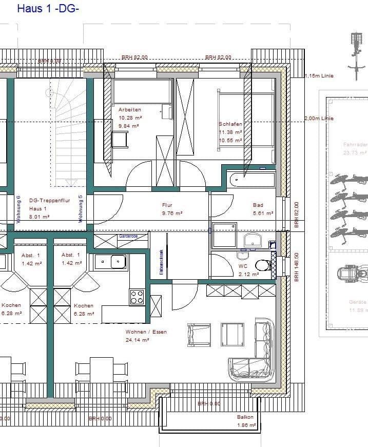 Prenájom bytu 3-izbový 72 m², Von-Loen-Str. 12, Westerkappeln, Severné Porýnie - Westfálsko Prenájom bytu 3-izbový 72 m², Von-Loen-Str. 12, Westerkappeln, Severné Porýnie - Westfálsko