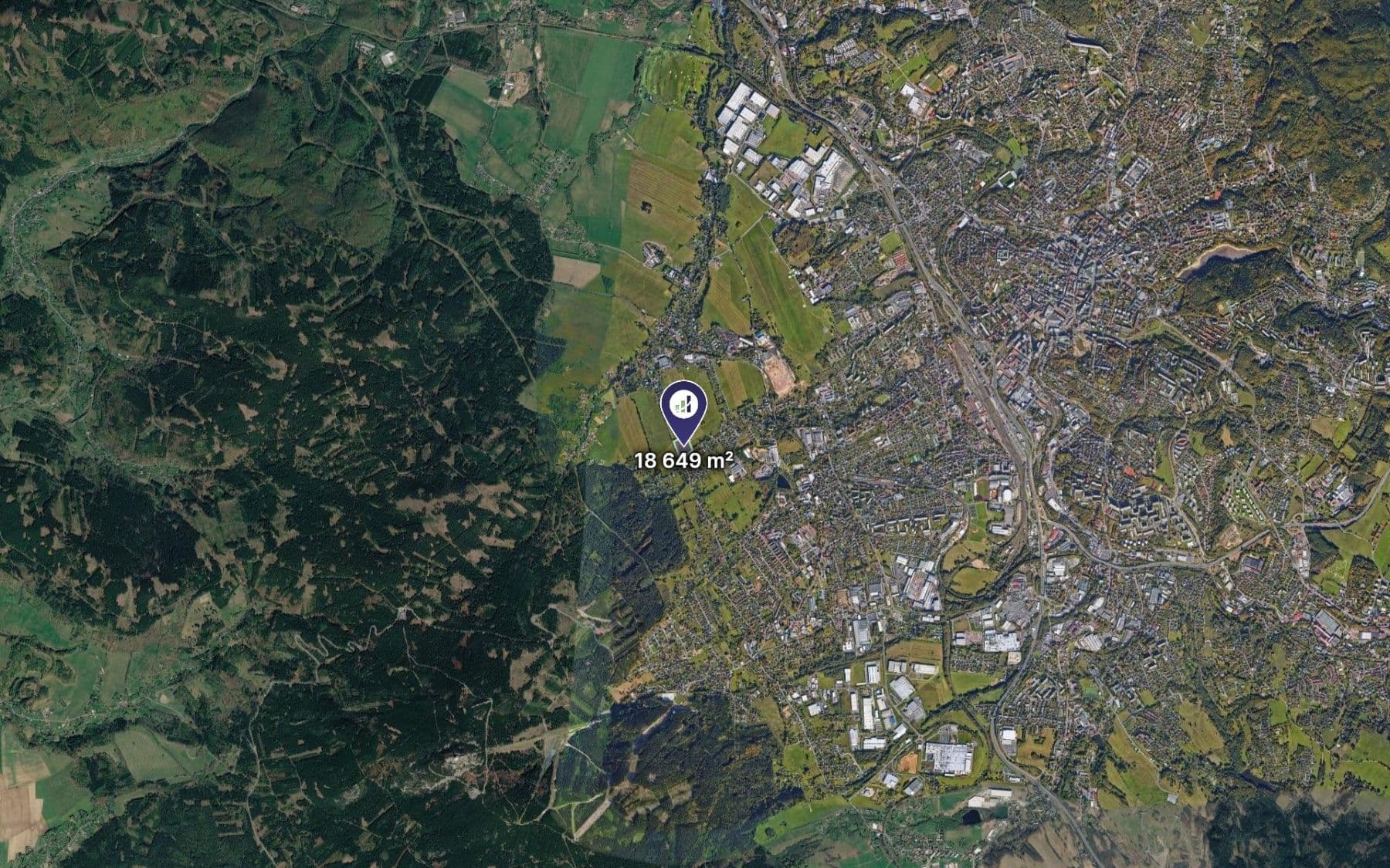Predaj pozemku 18.649 m², Liberec, Liberecký kraj Predaj pozemku 18.649 m², Liberec, Liberecký kraj