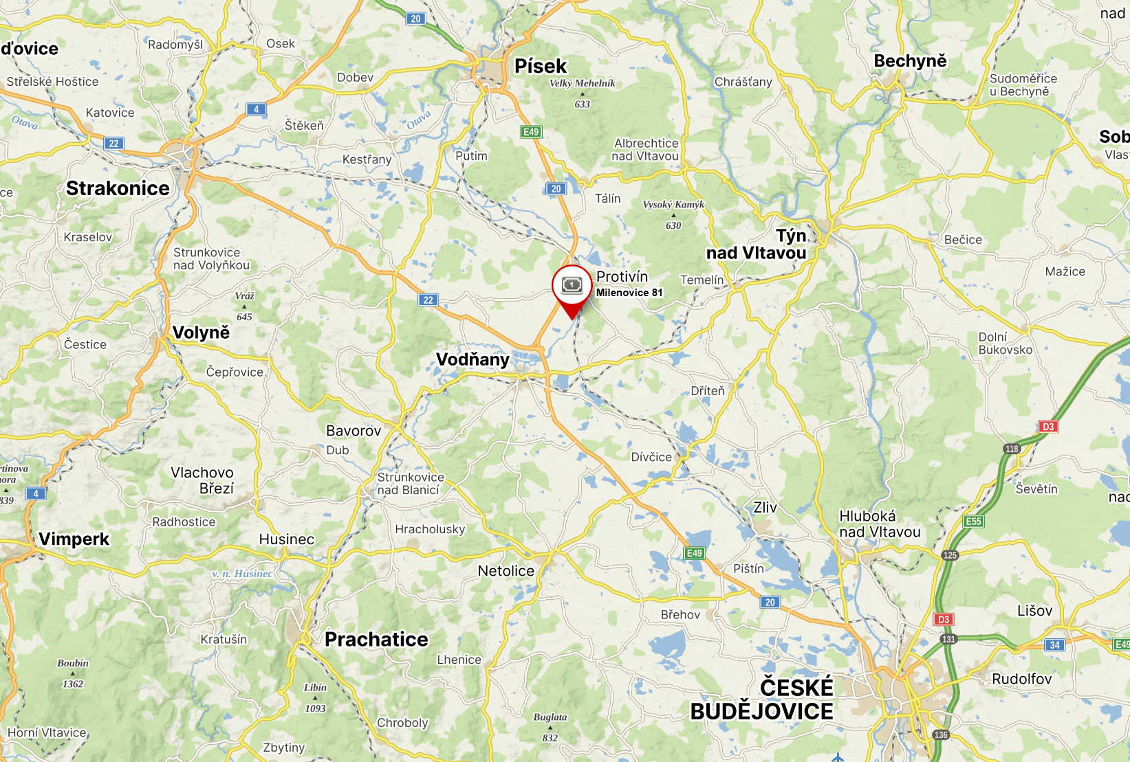Predaj pozemku 840 m², Protivín, Jihočeský kraj Predaj pozemku 840 m², Protivín, Jihočeský kraj