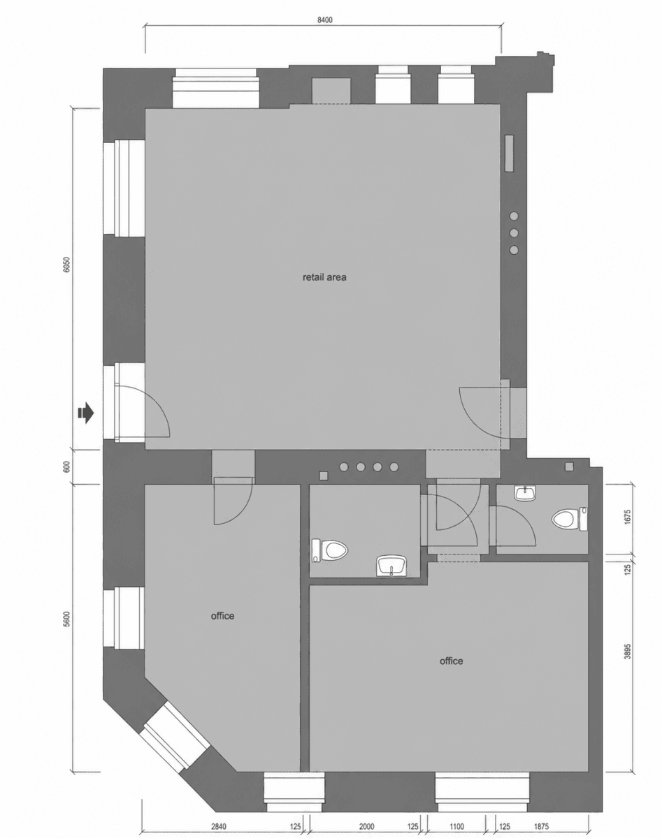 Prenájom nebytového priestoru 77 m², Zenklova, Praha, Praha Prenájom nebytového priestoru 77 m², Zenklova, Praha, Praha