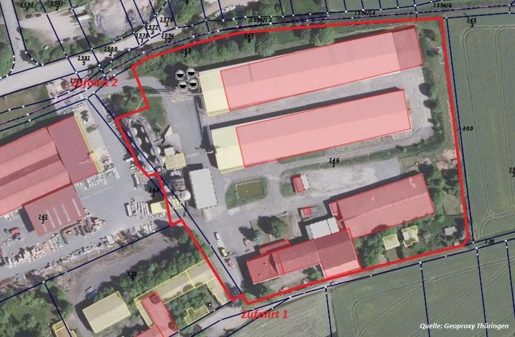 Predaj nebytového priestoru 28.000 m², Schleizer Straße 21 a, Neustadt an der Orla, Durínsko Predaj nebytového priestoru 28.000 m², Schleizer Straße 21 a, Neustadt an der Orla, Durínsko