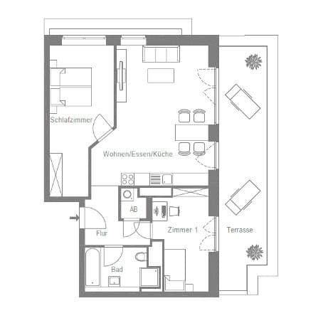 Prenájom bytu 3-izbový 88 m², Hafenterrassen 10, Geesthacht, Šlezvicko-Holštajnsko Prenájom bytu 3-izbový 88 m², Hafenterrassen 10, Geesthacht, Šlezvicko-Holštajnsko