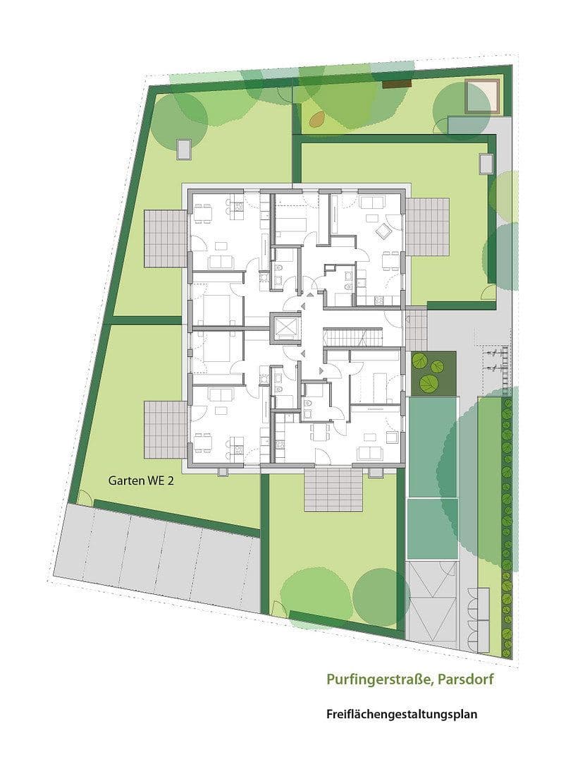 Predaj bytu 2-izbový 59 m², Parsdorf, Bavorsko Predaj bytu 2-izbový 59 m², Parsdorf, Bavorsko