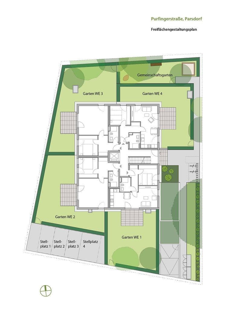 Predaj bytu 2-izbový 41 m², Parsdorf, Bavorsko Predaj bytu 2-izbový 41 m², Parsdorf, Bavorsko